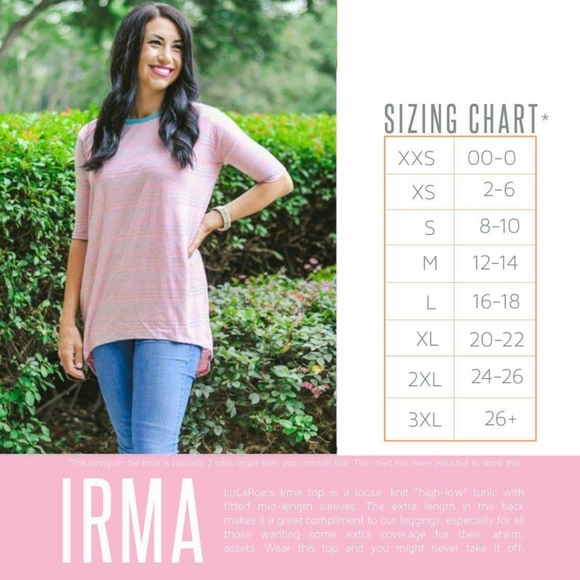 LulaRoe Irma Tunic XS - Picture 2 of 3